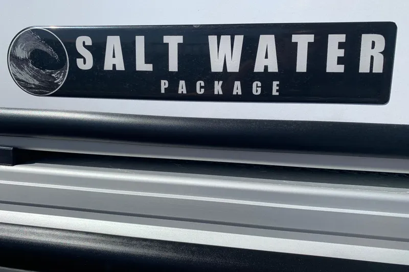 Slide: The Image of 2024 Silver Wave 2210CLS with Salt Water Package label. - 18