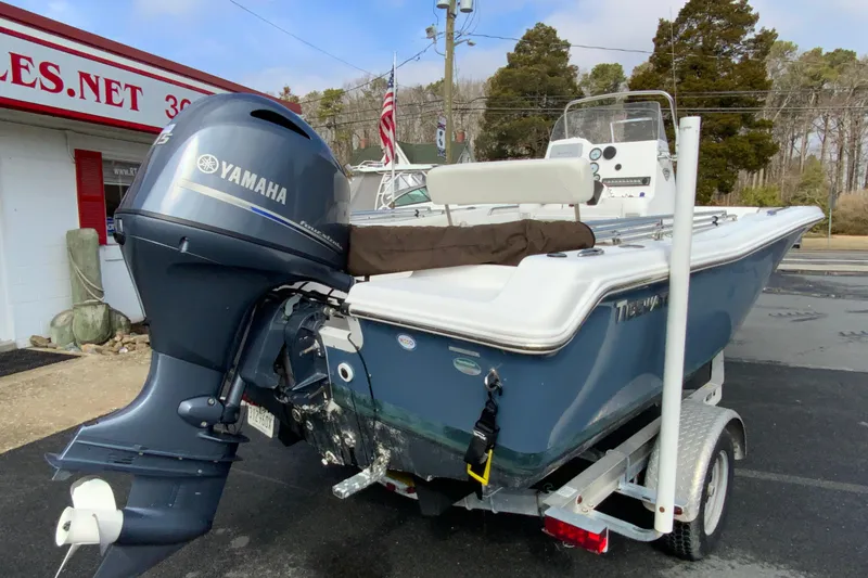Slide: The Image of 2017 Tidewater 198 CC Adventure boat with Yamaha engine on trailer. - 9
