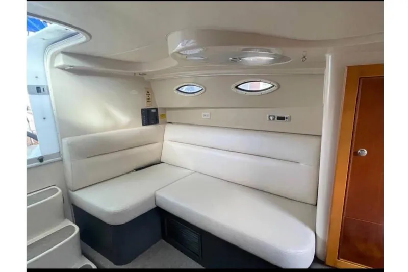 Slide: The Image of Interior of Riviera 3000 Offshore yacht, year 2000. - 12