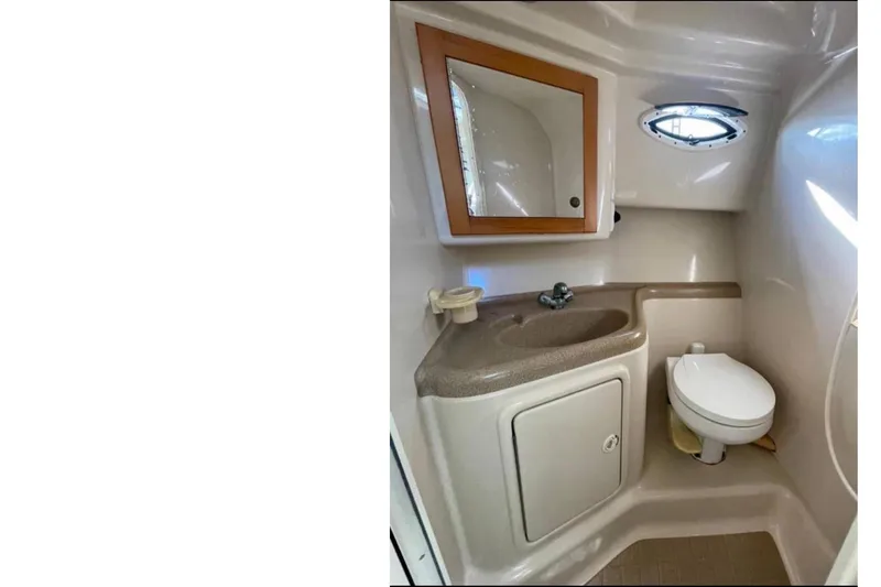 Slide: The Image of Bathroom of Riviera 3000 Offshore yacht, year 2000. - 7