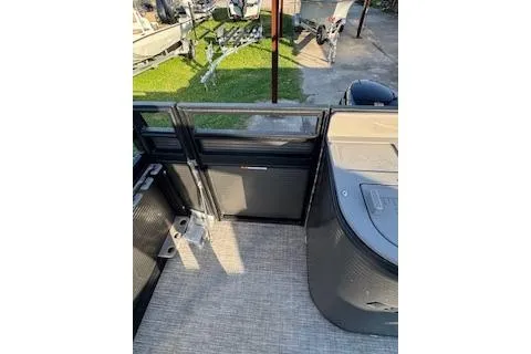 Slide: The Image of 2023 Angler Quest 8522 All Sport boat interior with modern design and spacious layout. - 26