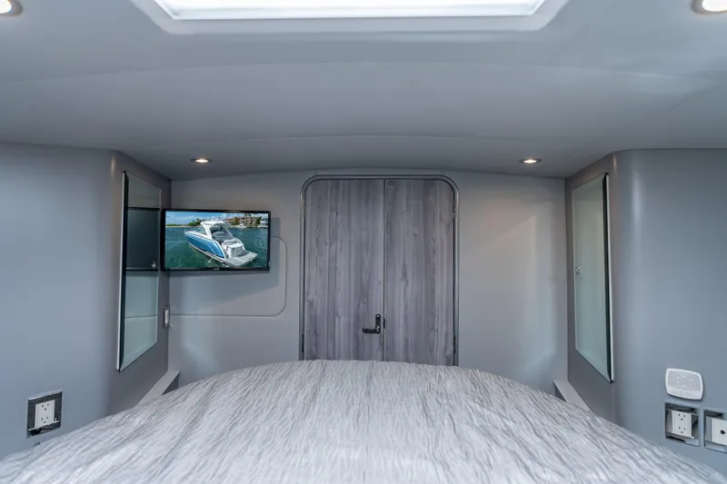 Slide: The Image of Interior of 2022 Formula 40 Performance Cruiser with TV and modern design. - 28