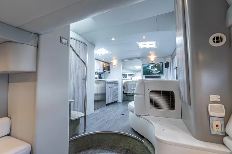 Slide: The Image of Interior of 2022 Formula 40 Performance Cruiser, featuring modern design and luxurious amenities. - 36