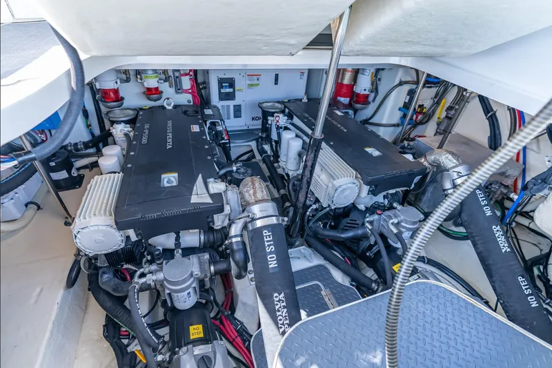 Slide: The Image of Engine room of 2022 Formula 40 Performance Cruiser with Volvo Penta engines. - 42