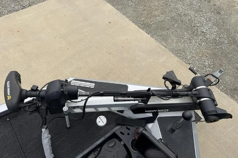 Slide: The Image of 2017 Ranger RT188 boat with Minn Kota trolling motor on deck. - 12