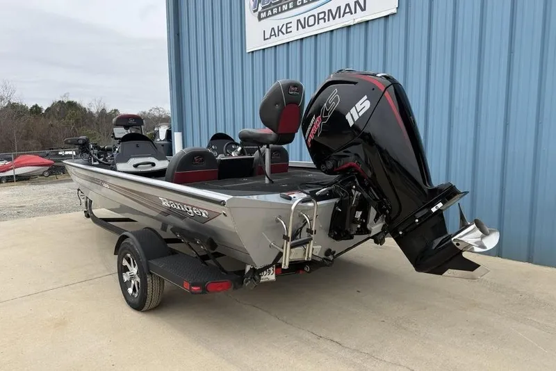 Slide: The Image of 2017 Ranger RT188 boat with 115 horsepower engine at Lake Norman. - 5