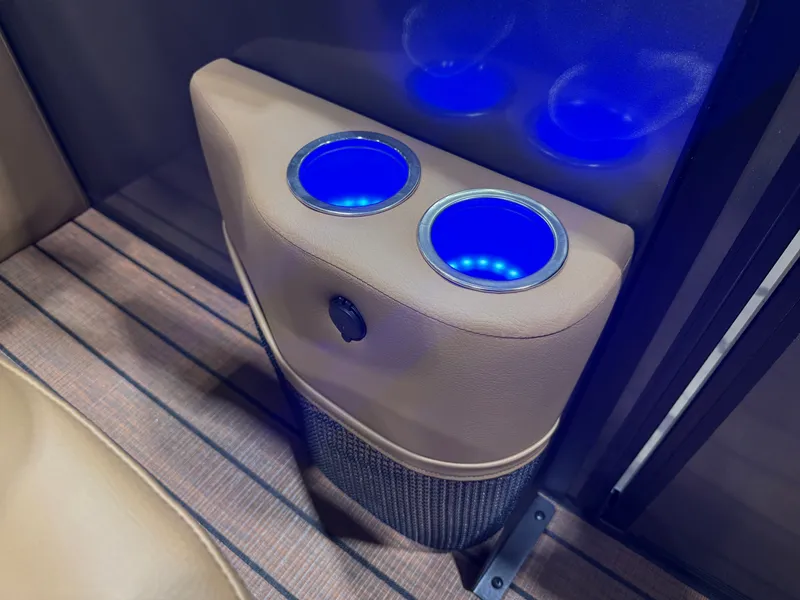 Slide: The Image of Bentley Pontoons Elite 223 Admiral Quad Lounge Tritoon 2026 - 27