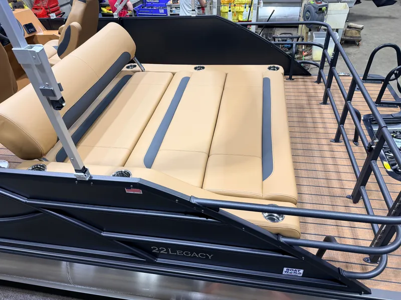 Slide: The Image of Bentley Pontoons Legacy 220 Swingback Pontoon $38995 2026 - 35