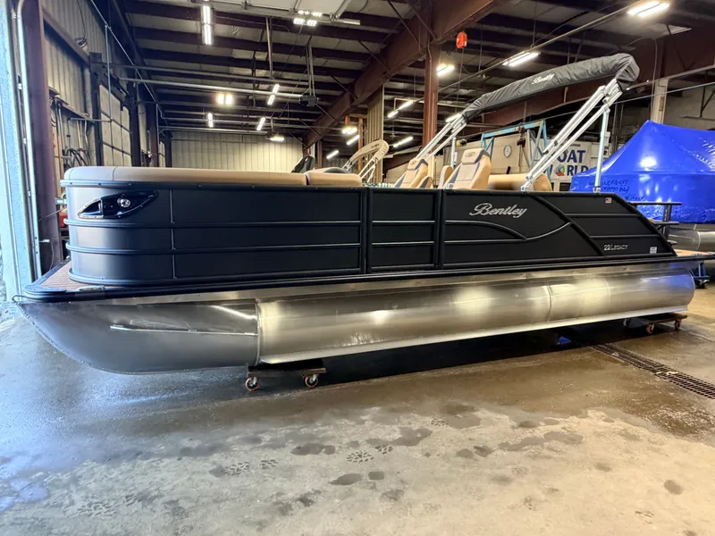 Slide: The Image of Bentley Pontoons Legacy 220 Swingback Pontoon $38995 2026 - 39