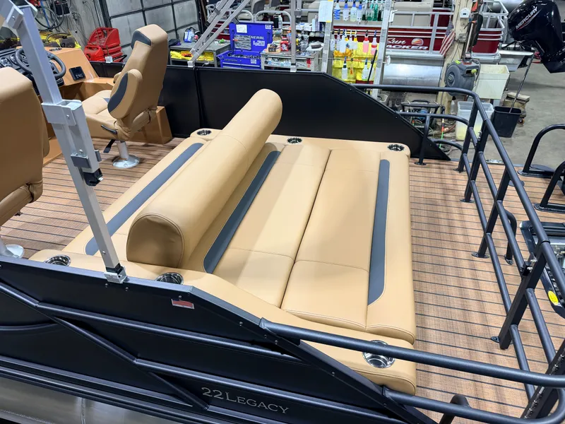 Slide: The Image of Bentley Pontoons Legacy 220 Swingback Pontoon $38995 2026 - 6