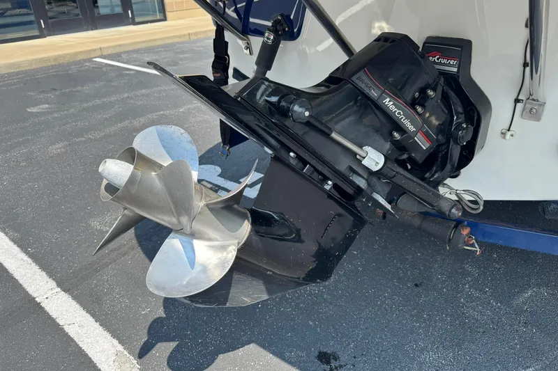 Slide: The Image of 2005 Crownline 270 BR boat with MerCruiser engine and stainless steel propeller. - 5