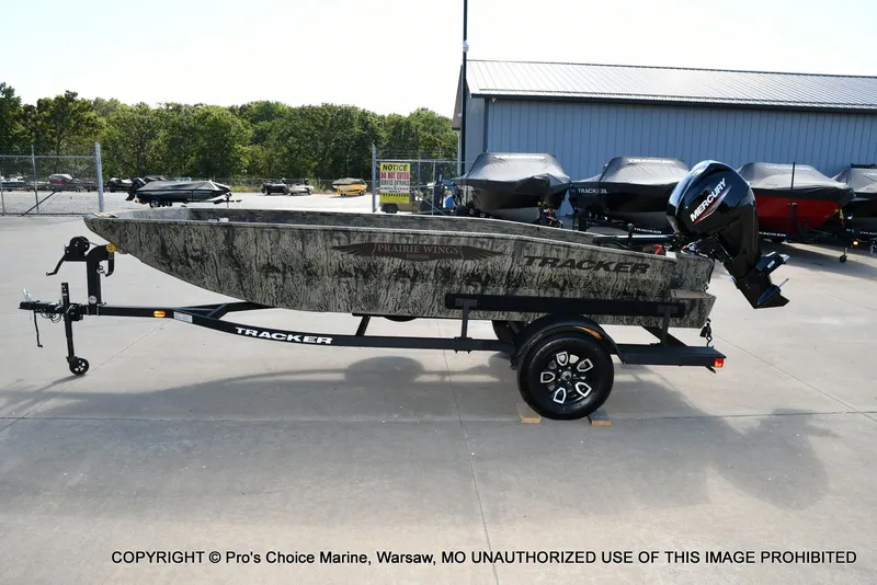 Slide: The Image of Tracker Grizzly 1650 T Prairie Wings Edition w/50HP Mercury Tiller 2026 - 27