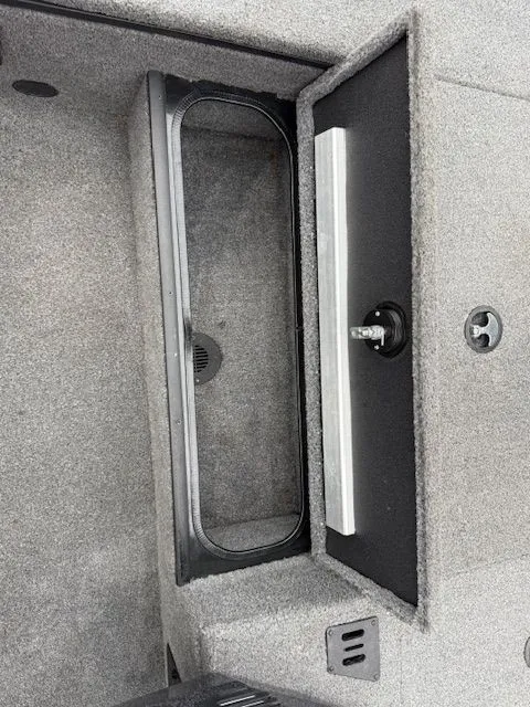 Slide: The Image of Interior of 2023 Ranger RT178 boat with storage compartment. - 13