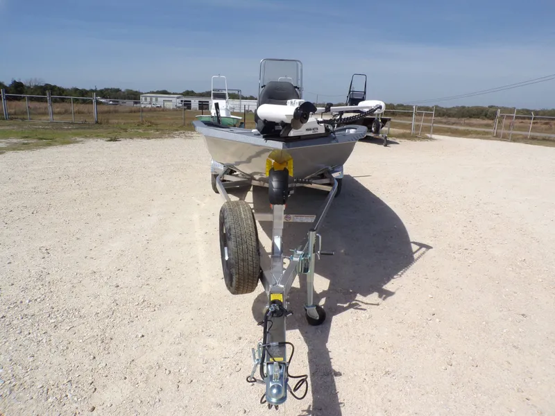 Slide: The Image of 2026 Xpress H22B Bay boat parked on trailer. - 18