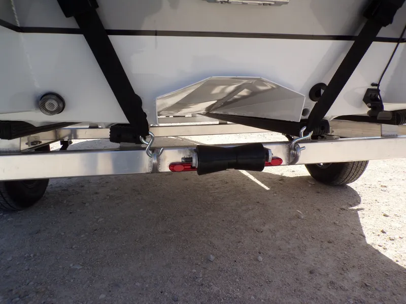 Slide: The Image of Underside of a 2026 Xpress SW20B boat trailer. - 13
