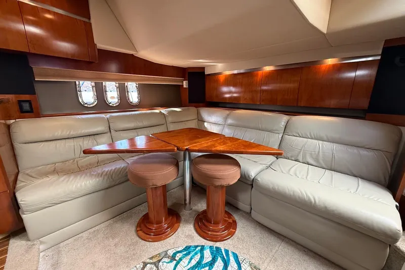 Slide: The Image of 2007 Cruisers Yachts 420 Express anchor chain and deck detail. - 19