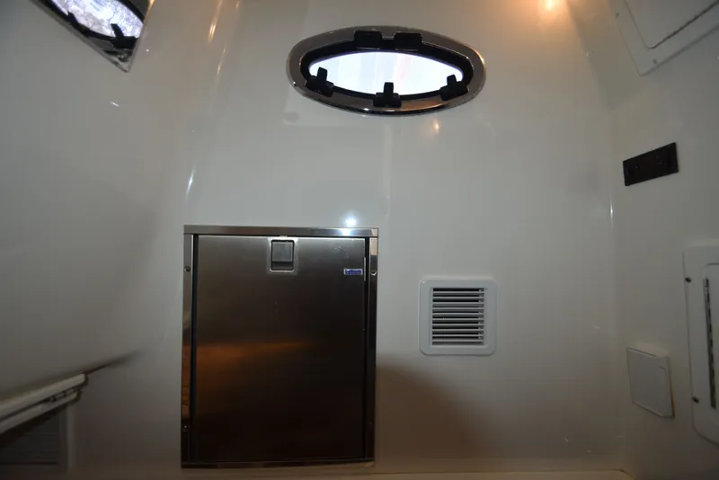 Slide: The Image of Interior of 2018 Regulator 34SS boat cabin. - 26