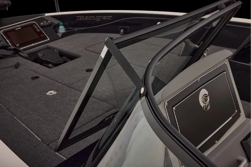 Slide: The Image of Manufacturer Provided Image: 2026 Ranger 620xFS Pro boat interior with sleek design and advanced dashboard features. - 59