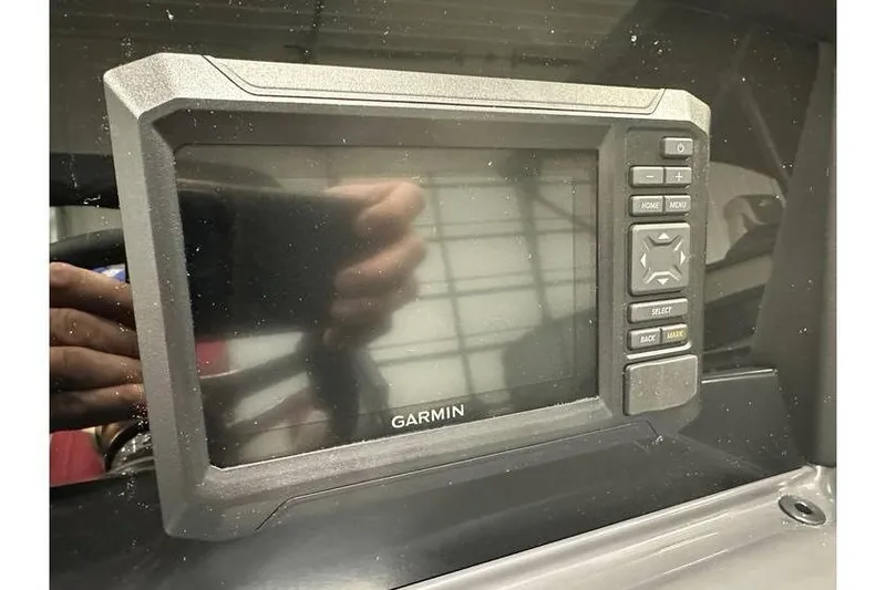 Slide: The Image of Garmin navigation system in 2026 Bennington 22 SSR Quad Bench boat. - 30