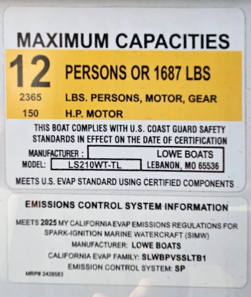 Slide: The Image of Lowe LS210 WT 2025 - 25