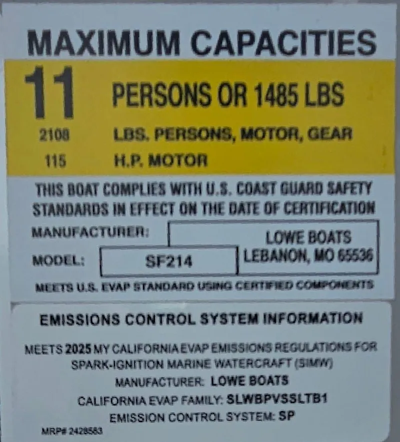 Slide: The Image of Lowe SF 214 Sport Fish 2025 - 29