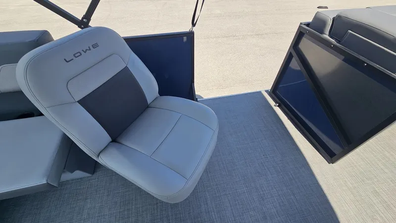 Slide: The Image of Lowe LS 190 boat seat, modern design, 2025 model. - 11