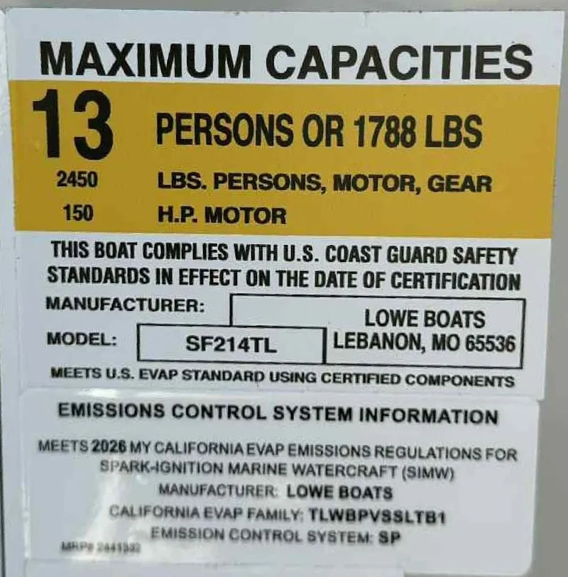 Slide: The Image of Lowe SF 214 Sport Fish 2026 - 20