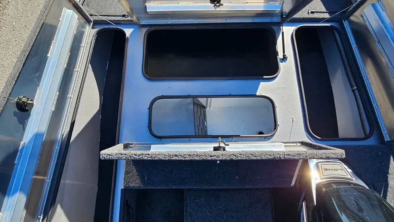 Slide: The Image of Interior view of Lowe Stinger 175C boat, model 2026. - 25