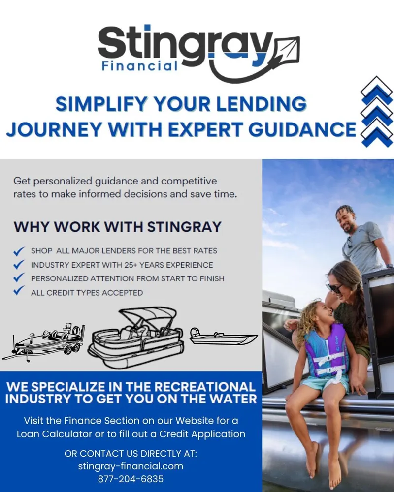 Slide: The Image of Stingray Financial: Expert guidance for recreational financing, all credit types accepted. - 29