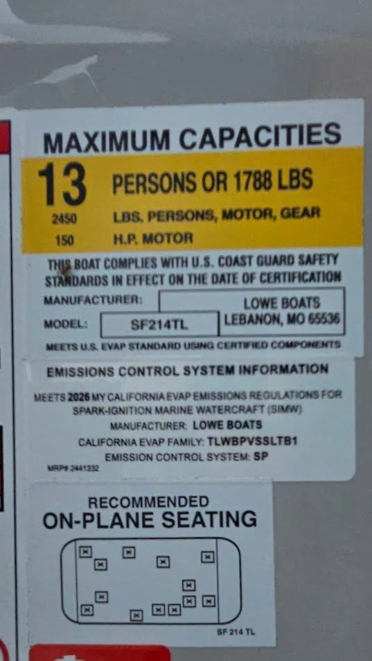 Slide: The Image of Lowe SF 214 Sport Fish 2026 - 30