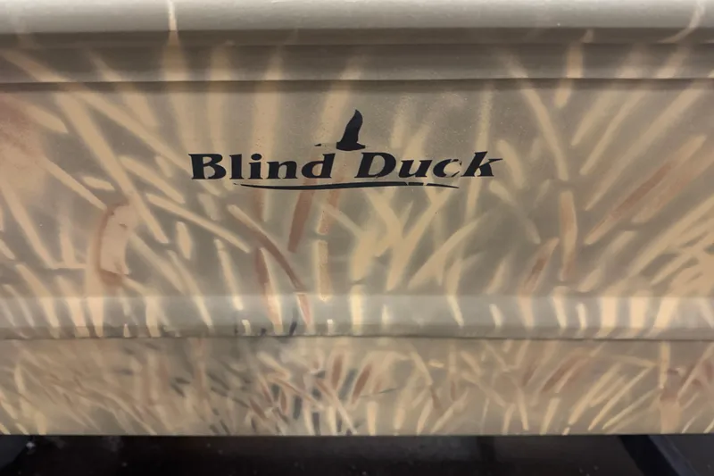 Slide: The Image of 2019 Tracker Grizzly 1754 MVX SC with "Blind Duck" camo design. - 18