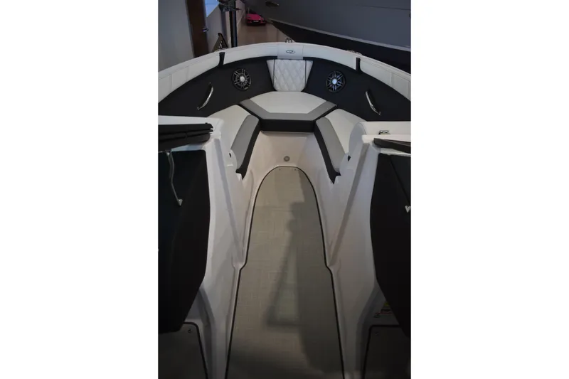 Slide: The Image of Interior view of 2026 Regal 2000 ES boat, featuring sleek seating and modern design. - 19
