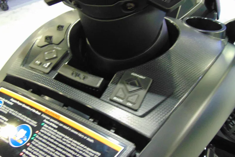 Slide: The Image of 2026 Yamaha WaveRunner FX Limited SVHO dashboard with control buttons and warning label. - 10