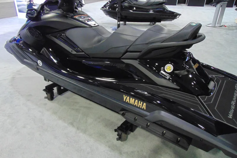 Slide: The Image of 2026 Yamaha WaveRunner FX Limited SVHO, sleek black design on display. - 3