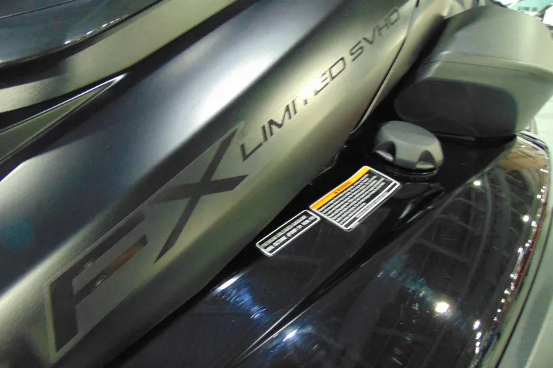 Slide: The Image of 2026 Yamaha WaveRunner FX Limited SVHO close-up, showcasing sleek design and branding. - 6
