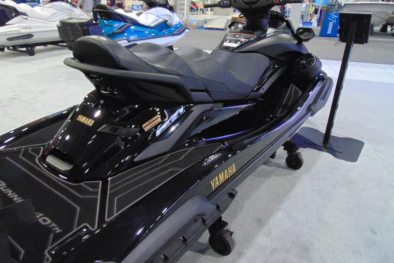 Slide: The Image of 2026 Yamaha WaveRunner FX Limited SVHO, sleek black design on display. - 9