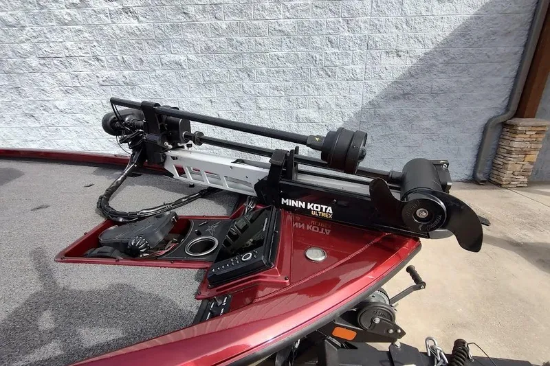 Slide: The Image of 2020 Vexus AVX 1980 boat with Minn Kota Ultrex trolling motor on deck. - 3