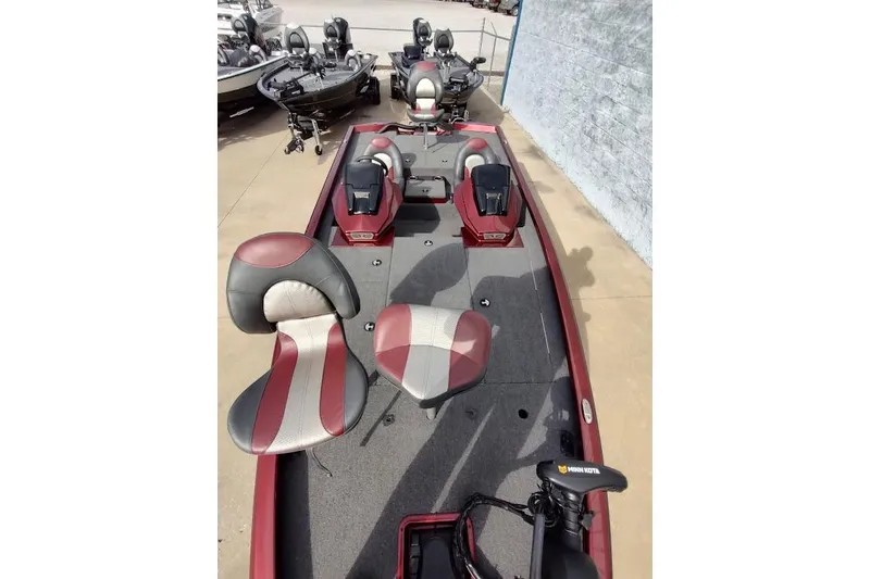 Slide: The Image of 2020 Vexus AVX 1980 fishing boat with dual seats and trolling motor. - 8
