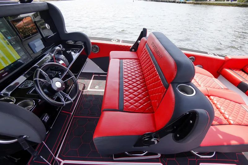 Slide: The Image of Luxurious interior of 2020 Statement 380 Open boat. - 12