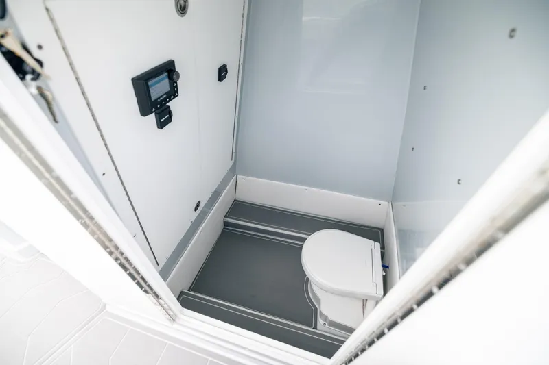Slide: The Image of Compact bathroom in 2024 Dynamic D-305DF model, featuring modern design and control panel. - 20