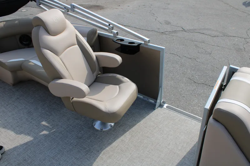 Slide: The Image of Luxurious seating on 2026 Premier 200 Sunscape RF - CL pontoon boat. - 9