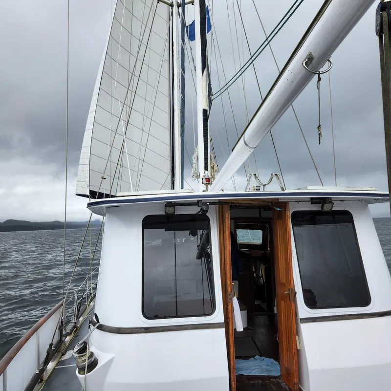 Slide: The Image of Thackwray Custom Pilothouse Motorsailer 1983 - 54