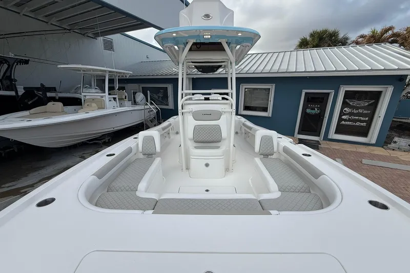 Slide: The Image of 2022 Caymas 28 HB Twin boat with spacious seating and modern design. - 17