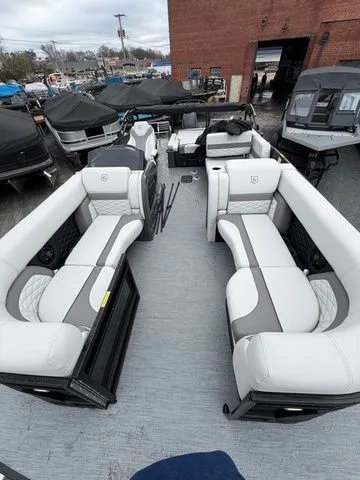 Slide: The Image of Interior view of 2026 Godfrey Monaco 235 SFL pontoon boat. - 5