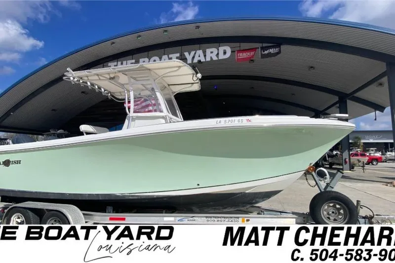 The Image of 2006 Sailfish 2360 CC boat on trailer at The Boat Yard, Louisiana. - 0