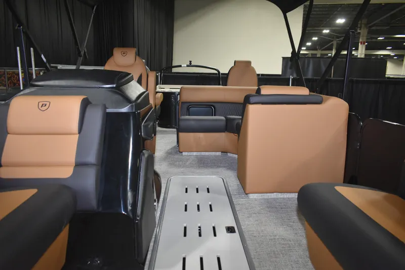Slide: The Image of 2026 Premier 230 Sunsation Angler 2pt interior with luxurious seating and modern design. - 9