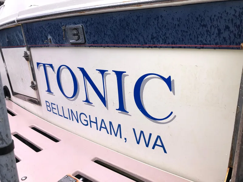 Slide: The Image of Albin 35 Tournament Express boat named "Tonic" in Bellingham, WA, 2000 model. - 2