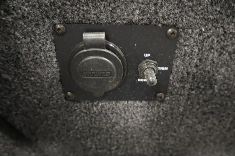 Slide: The Image of 2024 Crestliner 1950 Fish Hawk WT trim switch and socket detail. - 18