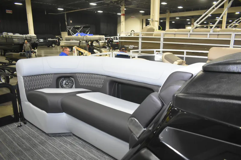 Slide: The Image of Premier 230 SOLARIS RF - PTX CL 2026 boat interior with luxurious seating and modern design. - 25