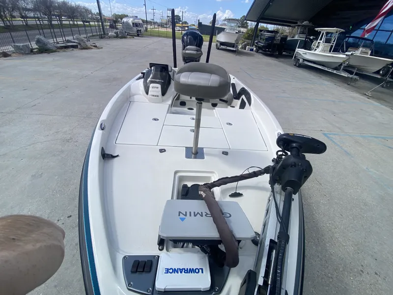 Slide: The Image of 2013 Ranger Z518i Intercoastal boat on a parking lot. - 6